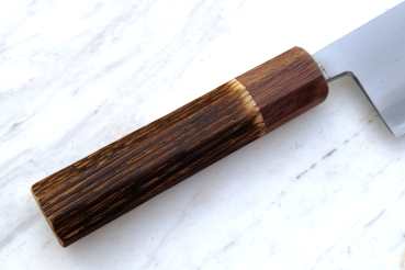 HEIJI Schmiede Atsuraeko Migaki Gyuto, 22 cm Klinge mit Honbazuke, handgeschmiedet und - signiert, nicht rostfrei